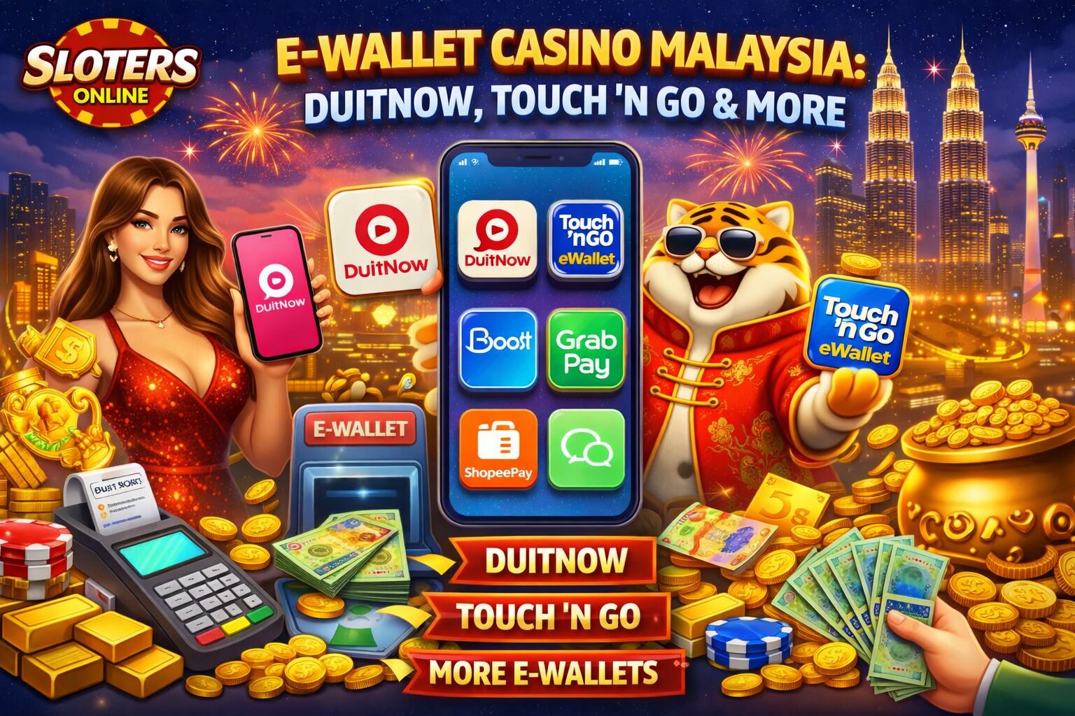 E-Wallet Casino Malaysia DuitNow, Touch n Go & More